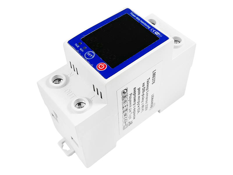 Розумний вимикач Lemanso LM6378 Tuya Smart Wi-Fi таймер/реле напруги/енергометр на DIN-рейку 63А (22282373)