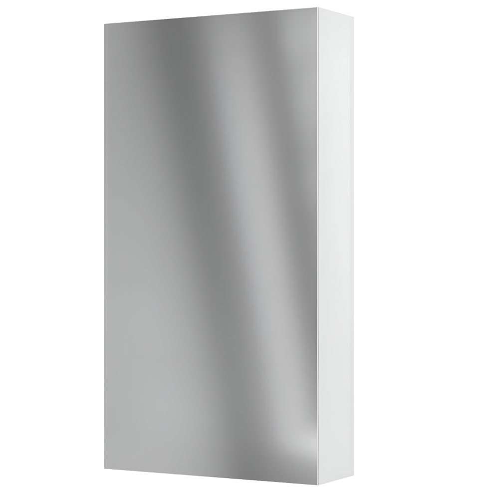 Шкаф в ванную зеркальный Van Mebles Панорама 750x450 L прямоугольный настенный (MRT-000007373)