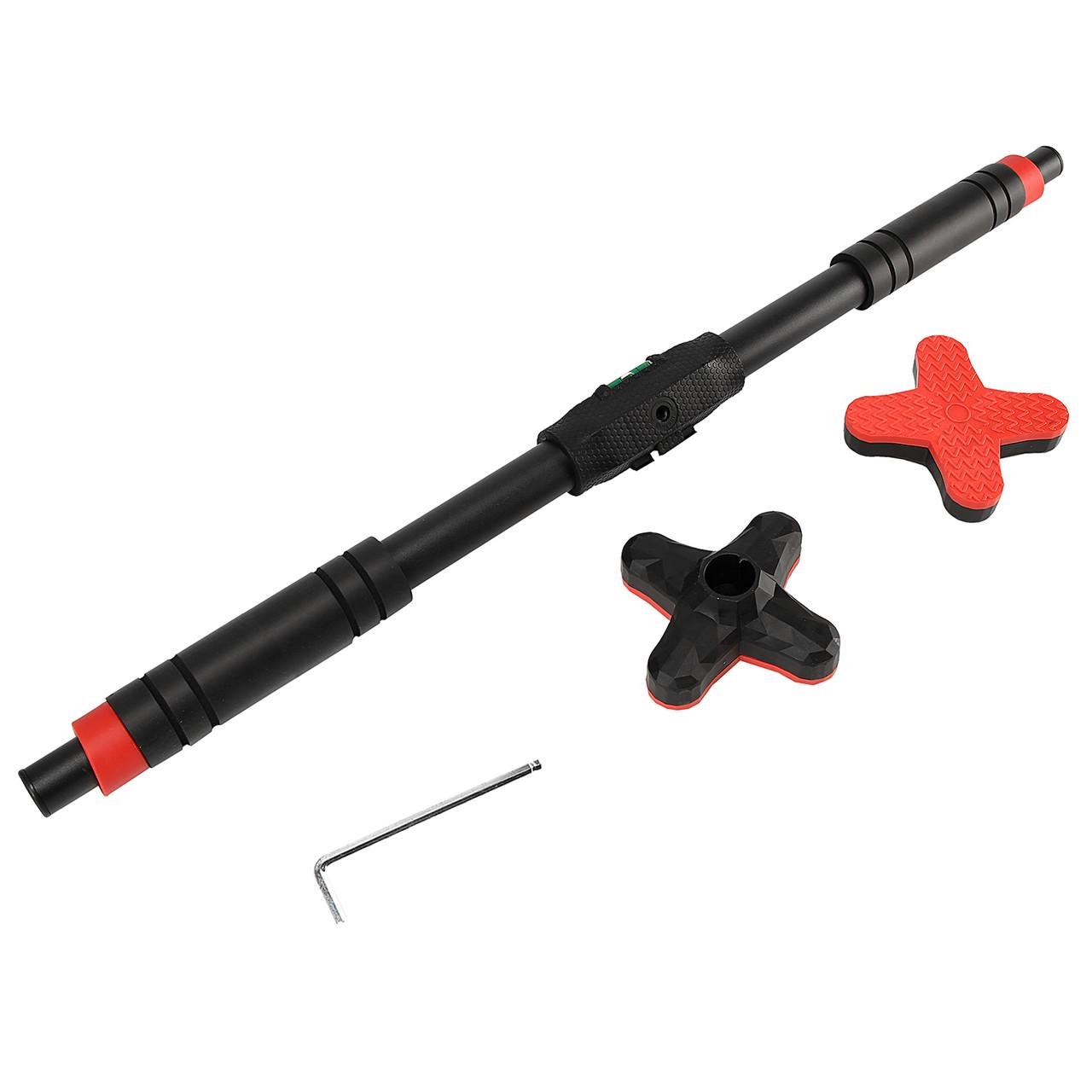 Турнік розсувний Cornix Pro+ 90-130 см XR-0287 Black/Red (2375572255)