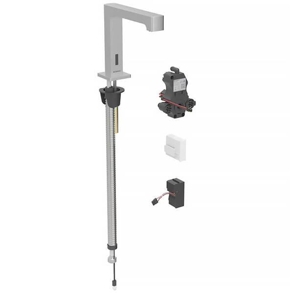 Змішувач для раковини Geberit Brenta 116.192.SN.1 електронний сталь