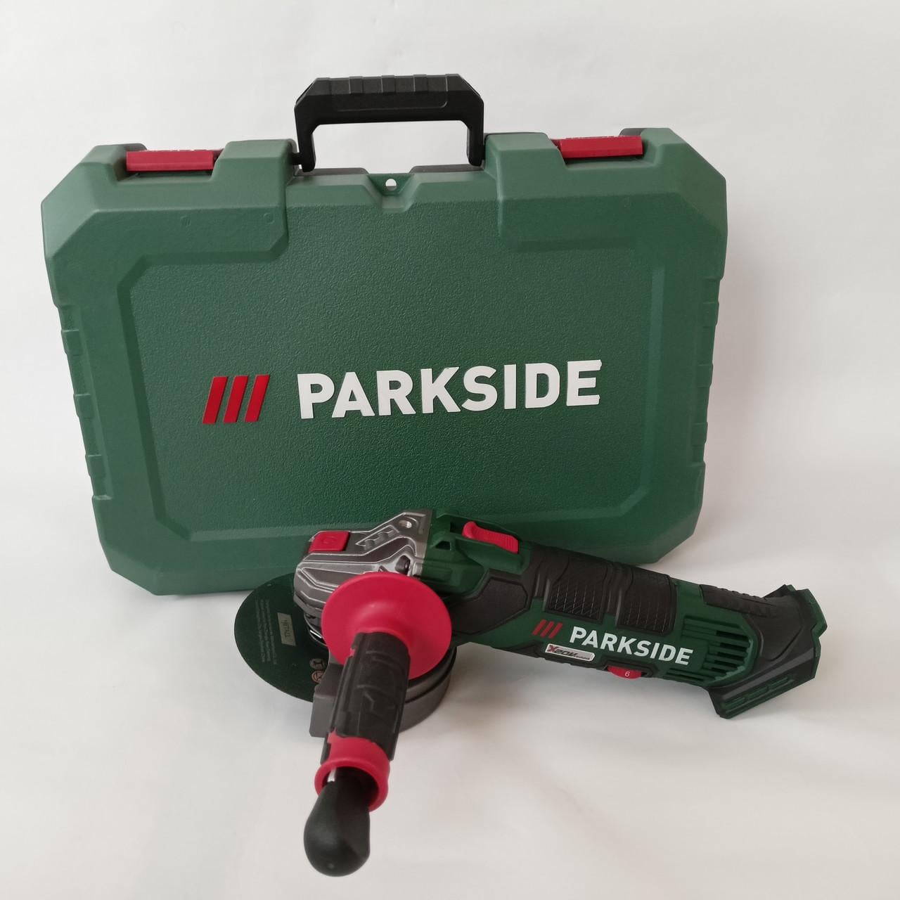 Болгарка аккумуляторная PARKSIDE PWSA 20-Li F4 20 В без АКБ и ЗУ
