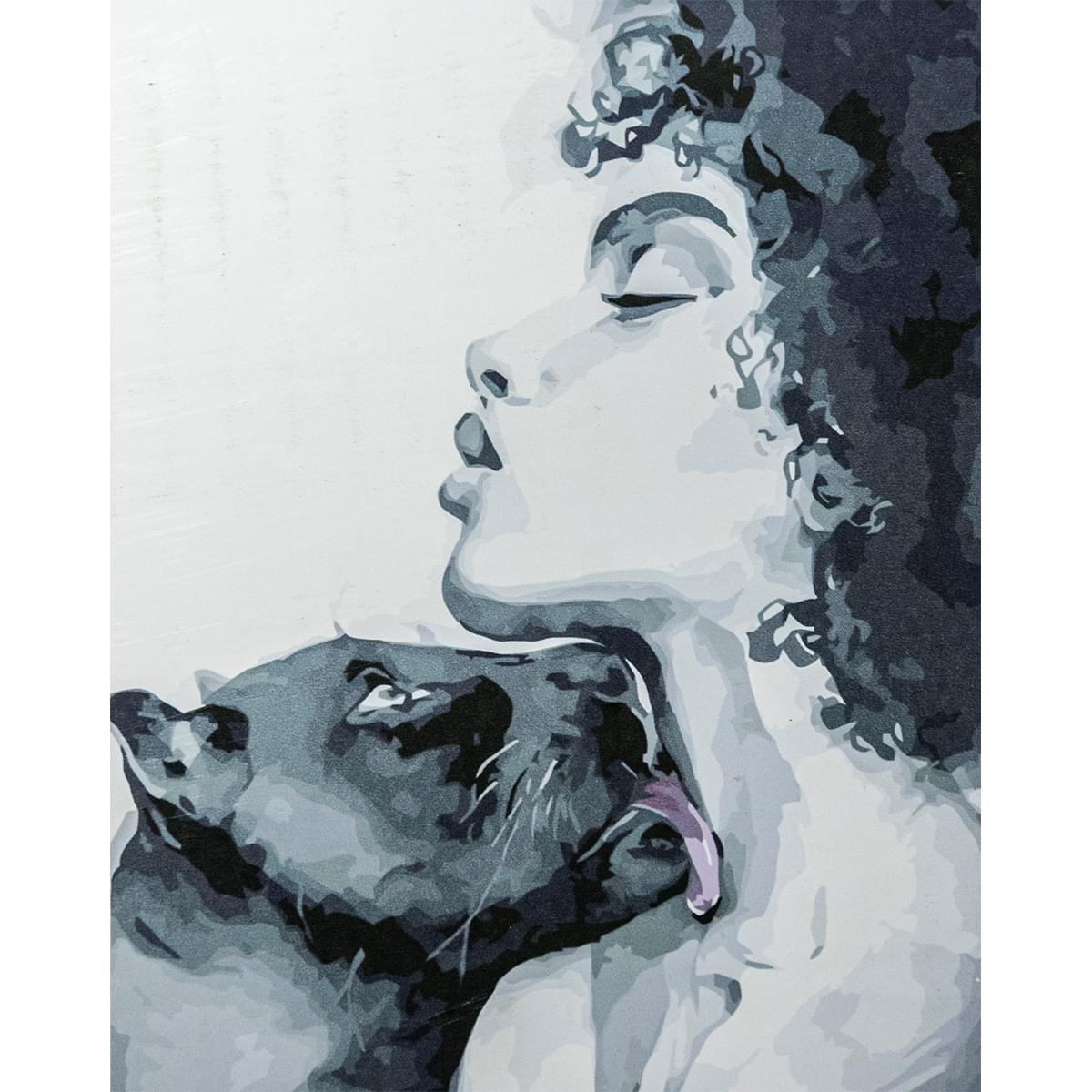 Картина по номерам Strateg Подруга-пантера 40x50 см (VA-3371)