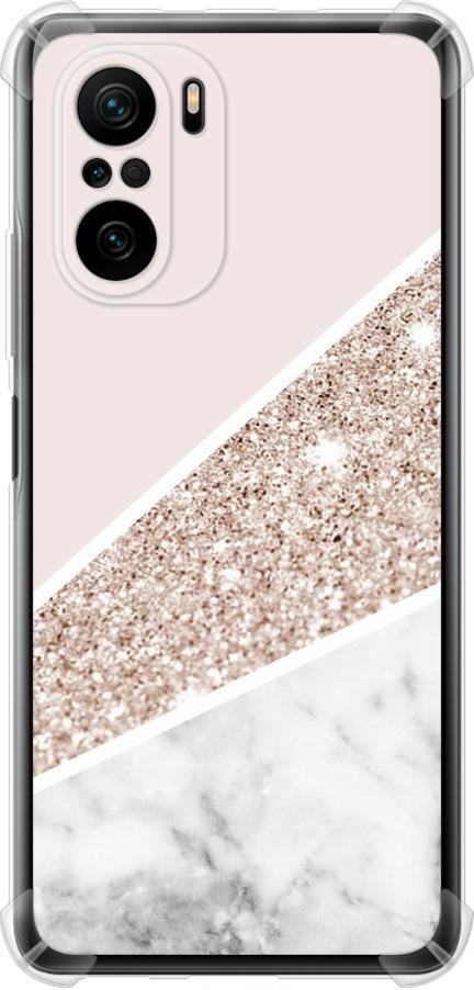 Чехол на Xiaomi Poco F3 Пастельный мрамор (4342sp-2280-42517)