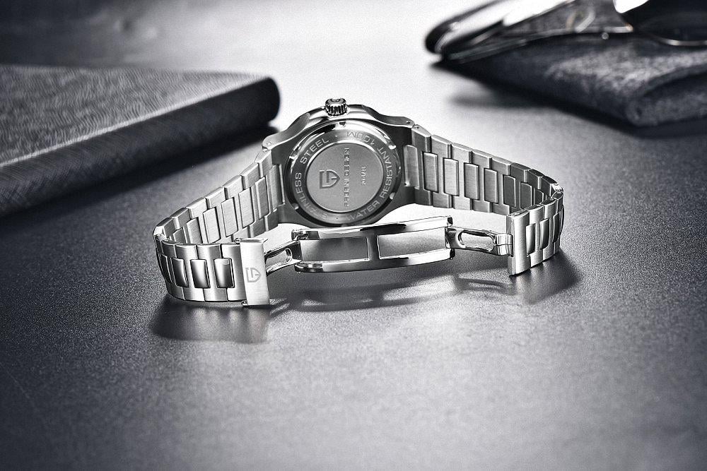 Годинник механічний Pagani Design PD-1728 водонепроникний з автопідзаводом Silver/Tiffany (22817062) - фото 5