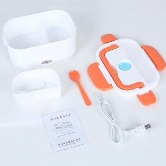 Ланч-бокс с подогревом Lunch Heater 220 V Pro Оранжевый - фото 6