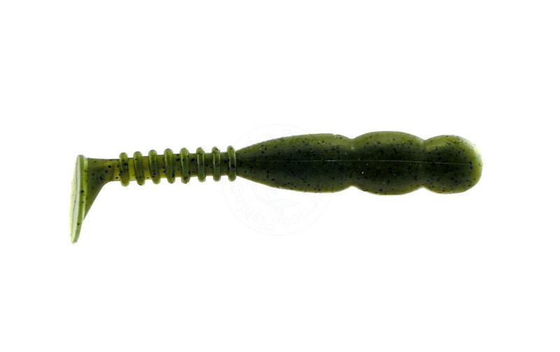 Силіконовий віброхвіст Reins Fat Rockvibe Shad №001 їстівний 4" 6 шт. Watermelon seed (6558)
