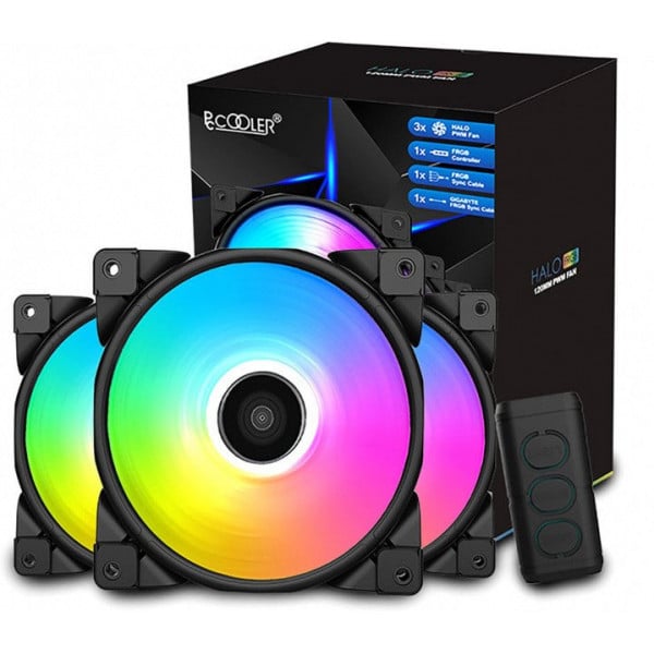 Кулери Pccooler RGB Halo 3-in-1 FRGB Kit