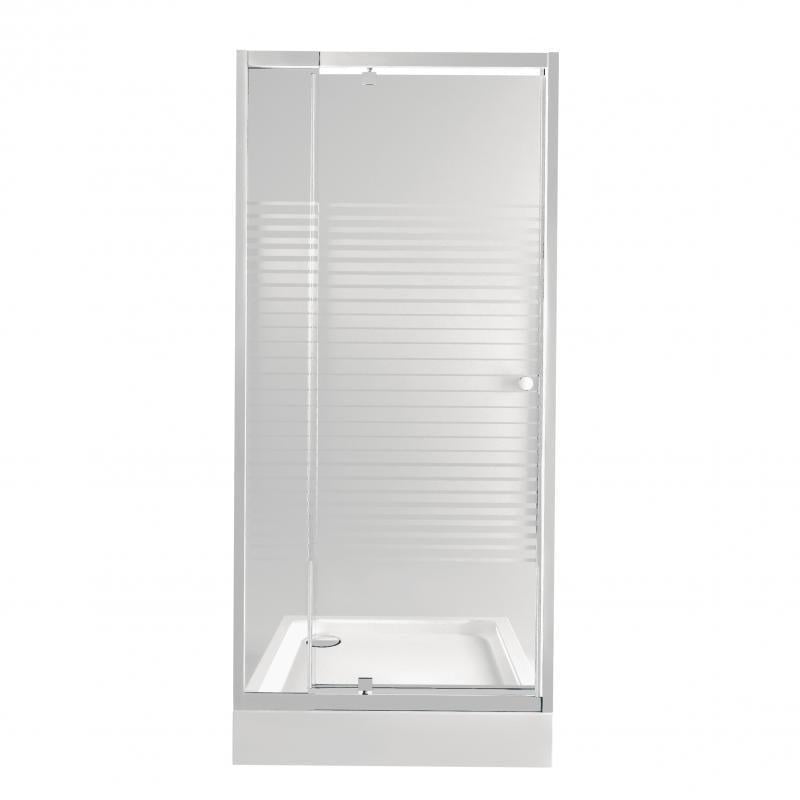 Душевая дверь Q-tap Pisces WHI208-9.CP5 с поддоном Unisquare 308815