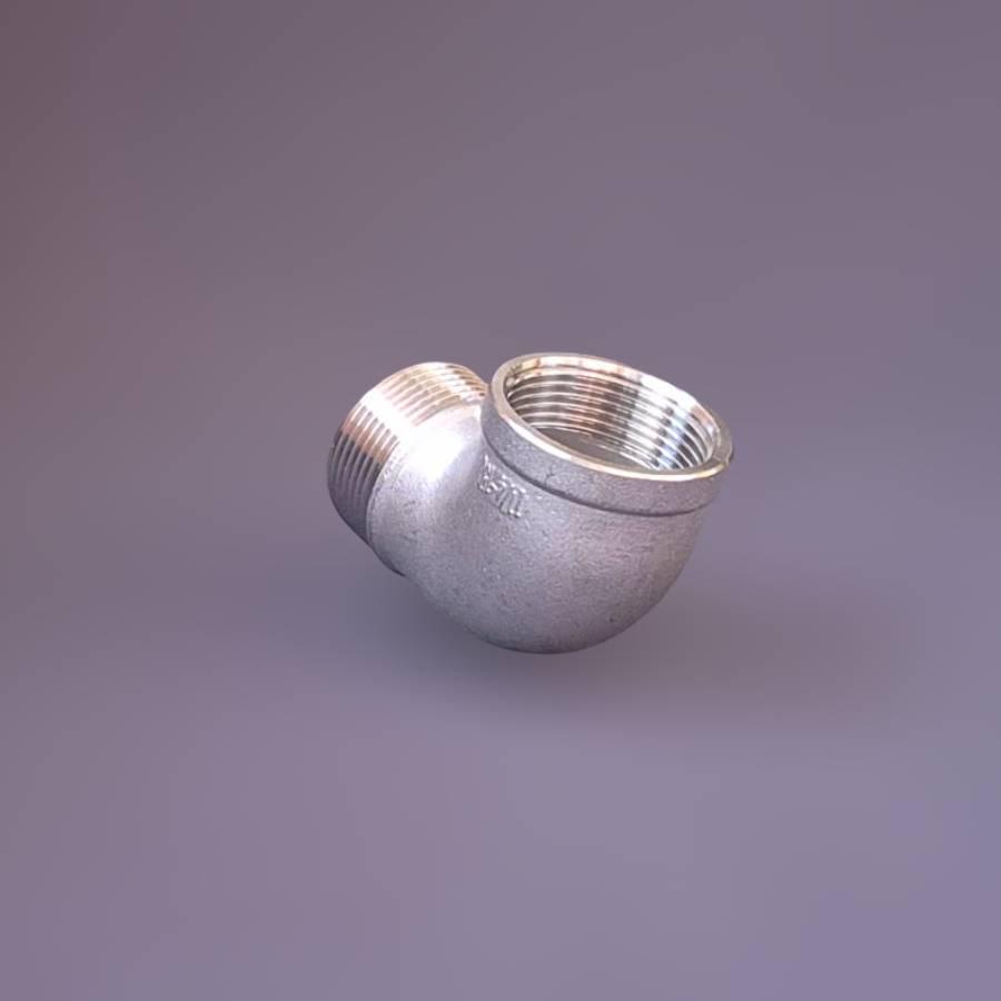 Відвід різьбовий DN32 ВР/ЗР BSPP н/ж сталь AISI304 90° Class 150 ISO 4144 1-1/4" (29202969) - фото 3 Відвід різьбовий DN32 ВР/ЗР BSPP н/ж сталь AISI304 90° Class 150 ISO 4144 1-1/4" (29202969) - фото 3