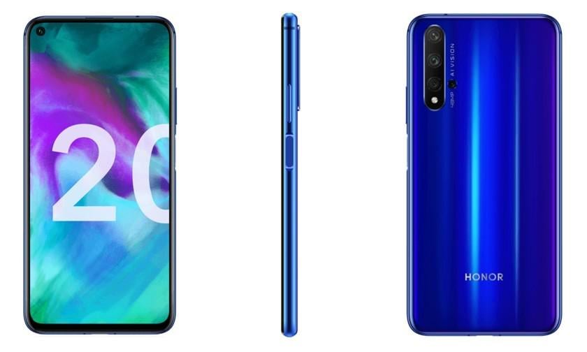 Смартфон Honor 20 8/256Gb без NFC Blue - фото 5