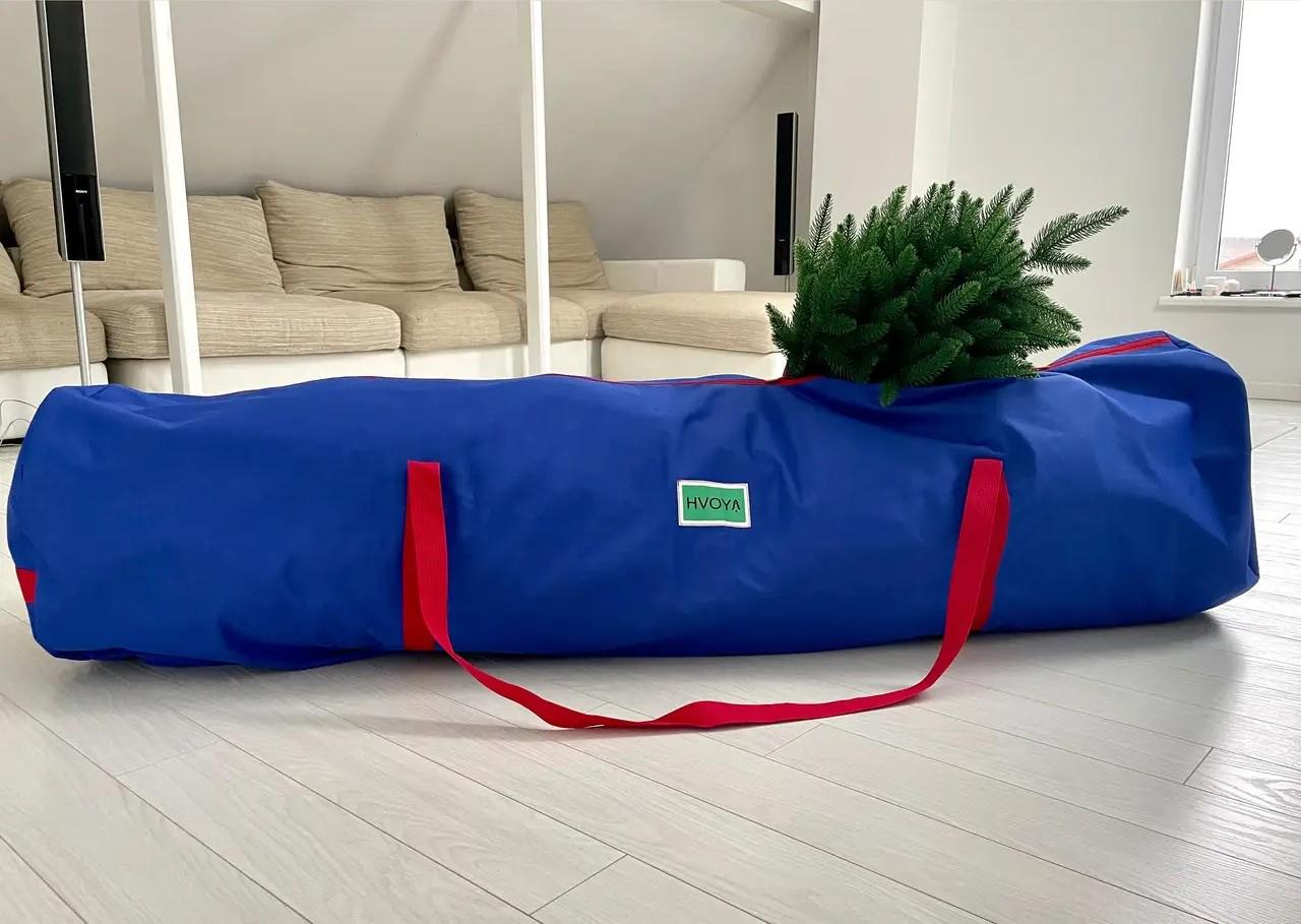 Сумка-чехол HVOYA для хранения искусственной елки высотой до 2,6 м. Синий (00014)