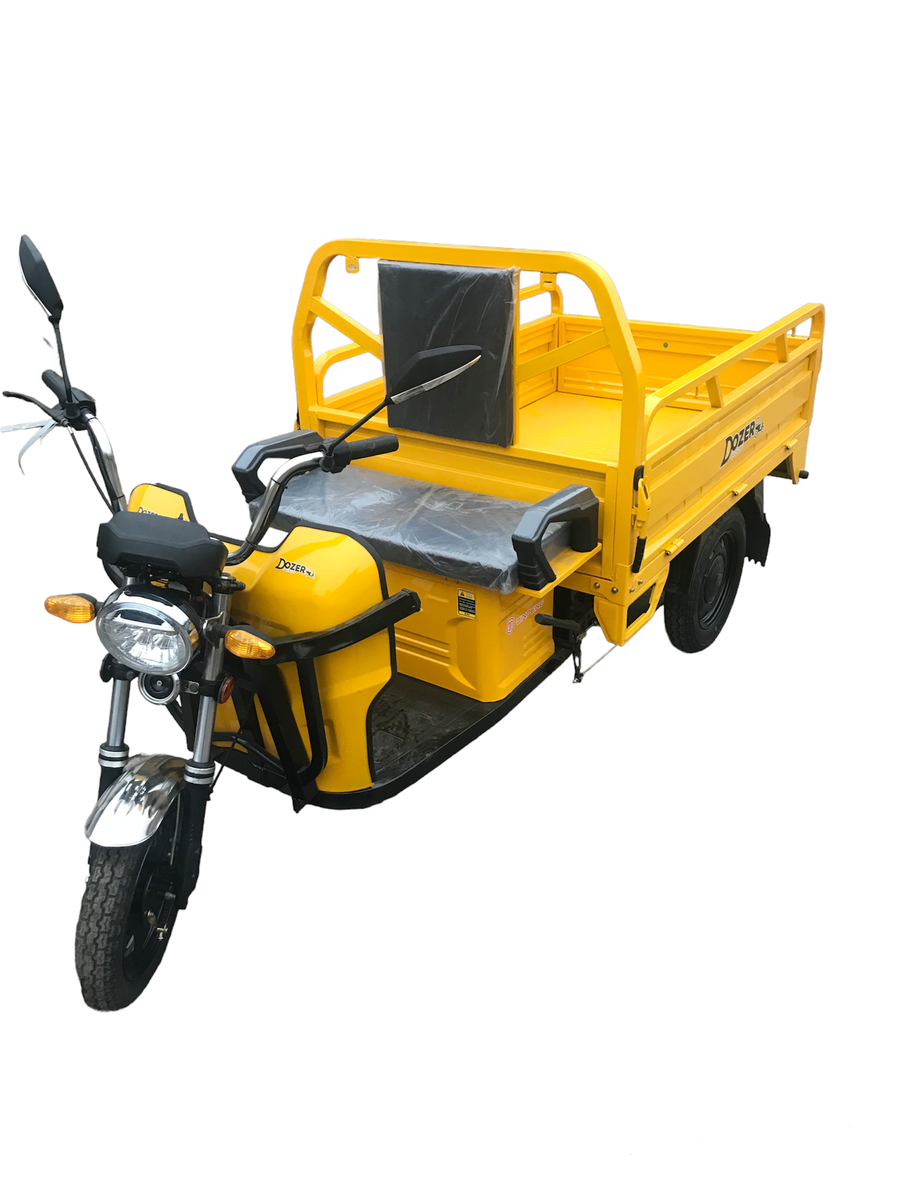 Електротрицикл DOZER Model 2 1200 Вт Жовтий (34182986)