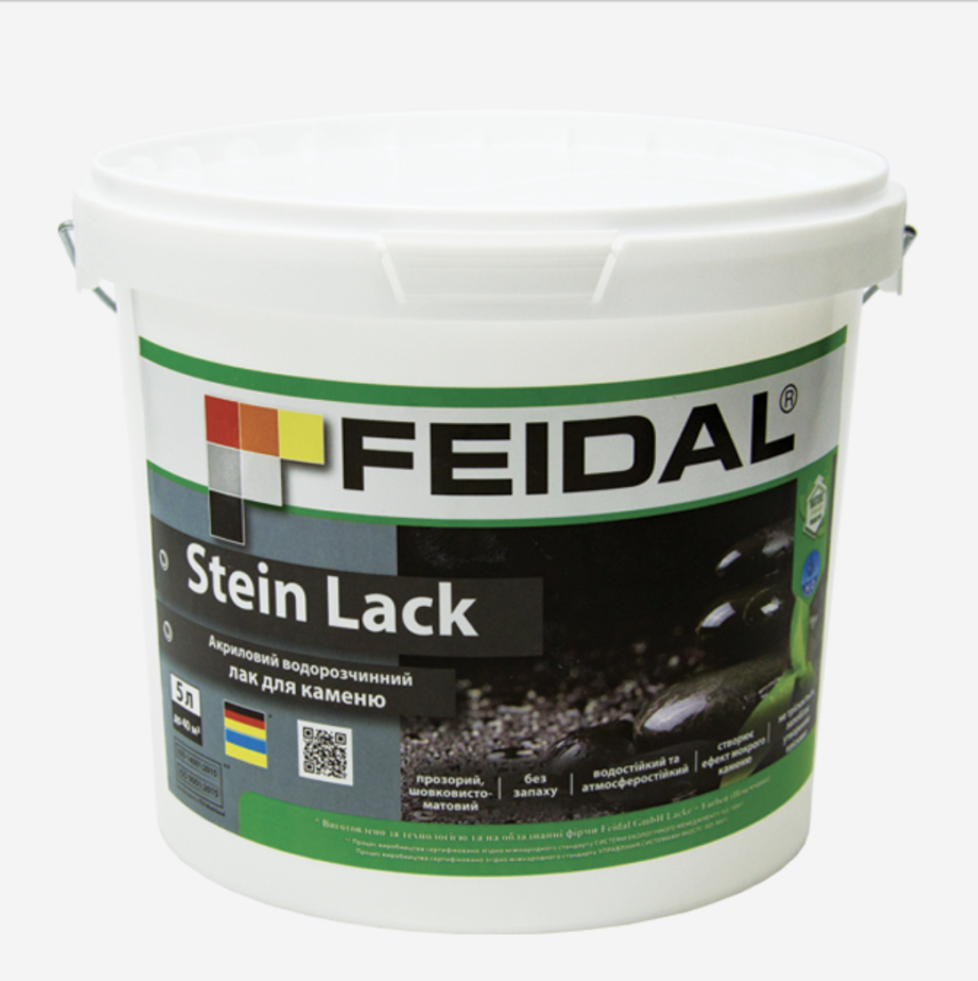 Лак акриловий Stein Lack Feidal для каменю водорозчинний 5 л (27581879)