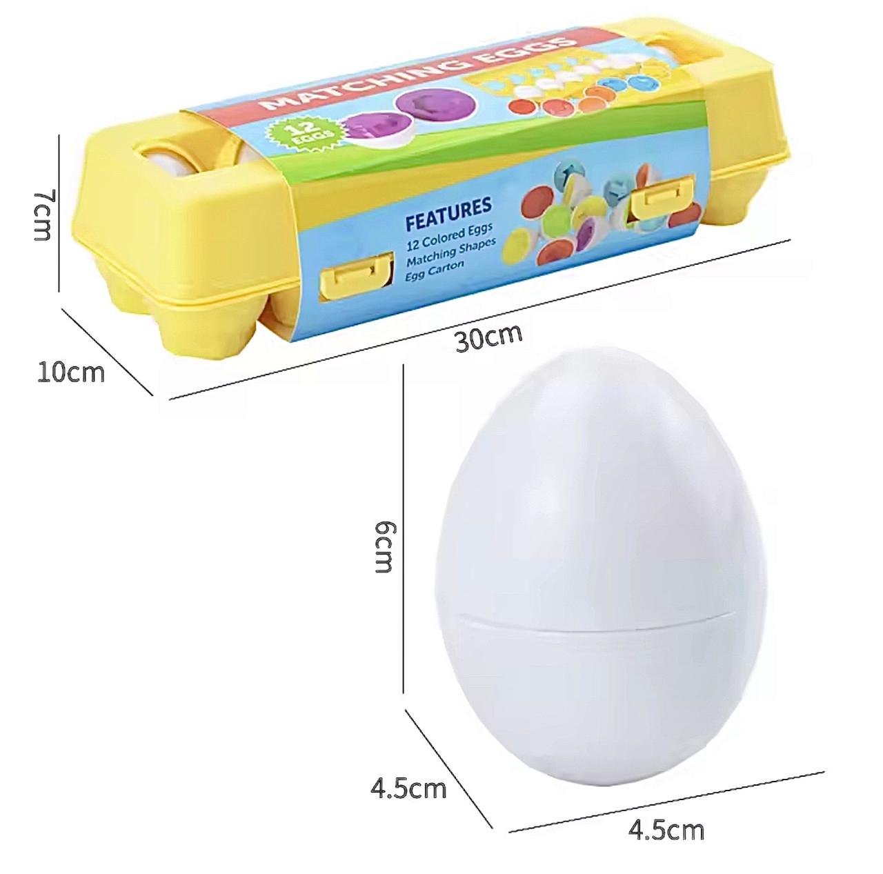 Розвиваючий набір для малюків Сортер Яйця 12 шт. (120) - фото 2 Розвиваючий набір для малюків Сортер Яйця 12 шт. (120) - фото 2