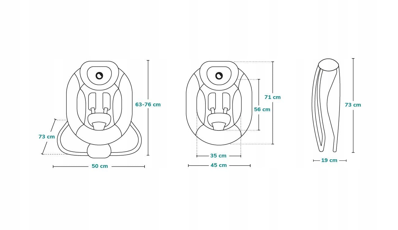 Колиска-гойдалка електрична Lionelo Pascal з вібрацією та мелодіями Сірий (5903771) - фото 3
