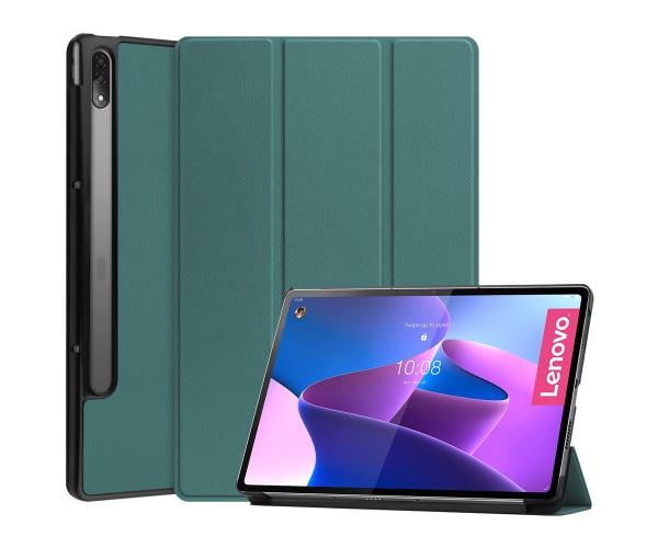 Чехол-книга Custer Magnet Flip Cover для Lenovo Tab P12 Pro Зеленый