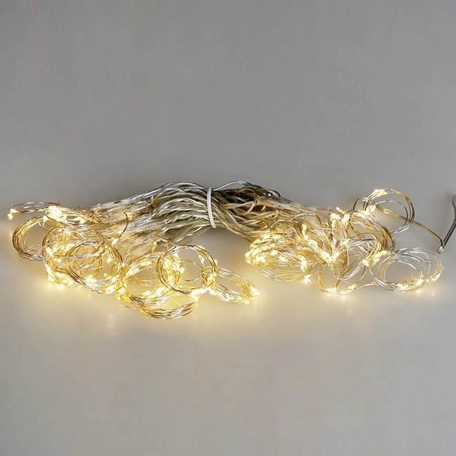 Гірлянда-шторка LED тепле світло 219 світлодіодів 3,2 м х 80 см (12533) - фото 2 Гірлянда-шторка LED тепле світло 219 світлодіодів 3,2 м х 80 см (12533) - фото 2