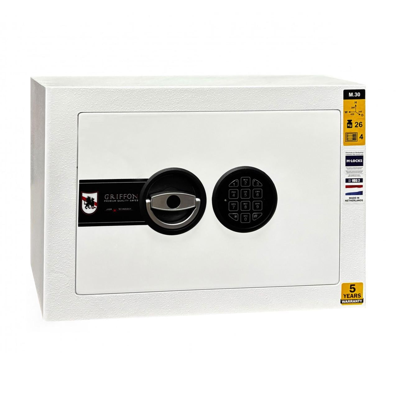 Сейф мебельный Griffon M.30.Е White GLOSS (2885425199)