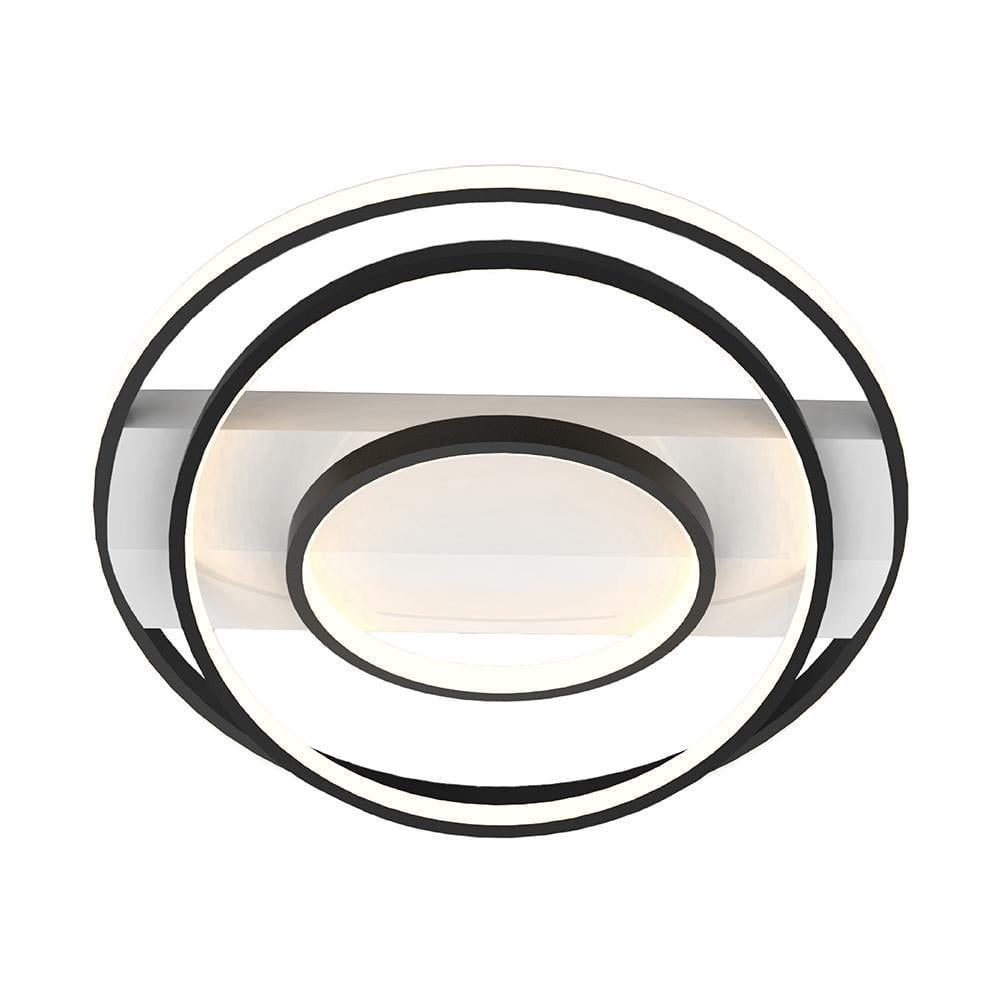 LED-світильник Violux Smart NITRO коло з пультом 100W 3000/5000K IP20 Біло-чорний (220835)