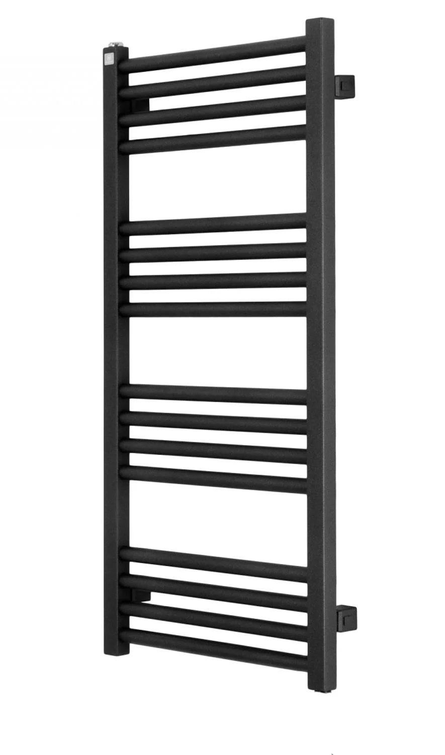 Полотенцесушитель комбинированный Terma Fiona с тэном MOA с вентилем Integra 900x430 мм Black mat (490)