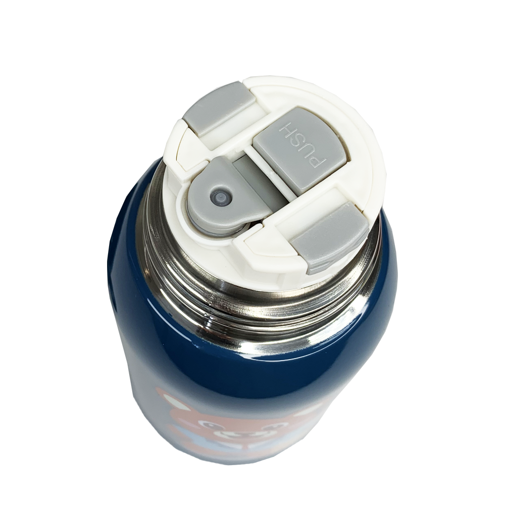 Термос дитячий із трубочкою Ведмідь 500 мл Синій (15348644) - фото 4 Термос дитячий із трубочкою Ведмідь 500 мл Синій (15348644) - фото 4