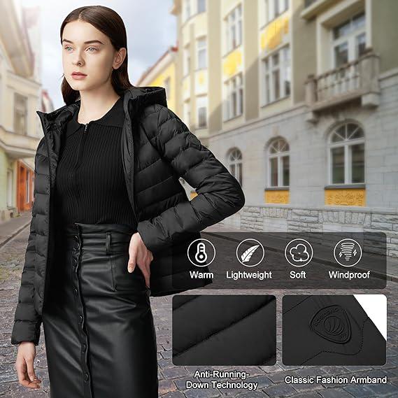 Пуховик Bosideng жіночий M Чорний (31004x10) - фото 4 Пуховик Bosideng жіночий M Чорний (31004x10) - фото 4