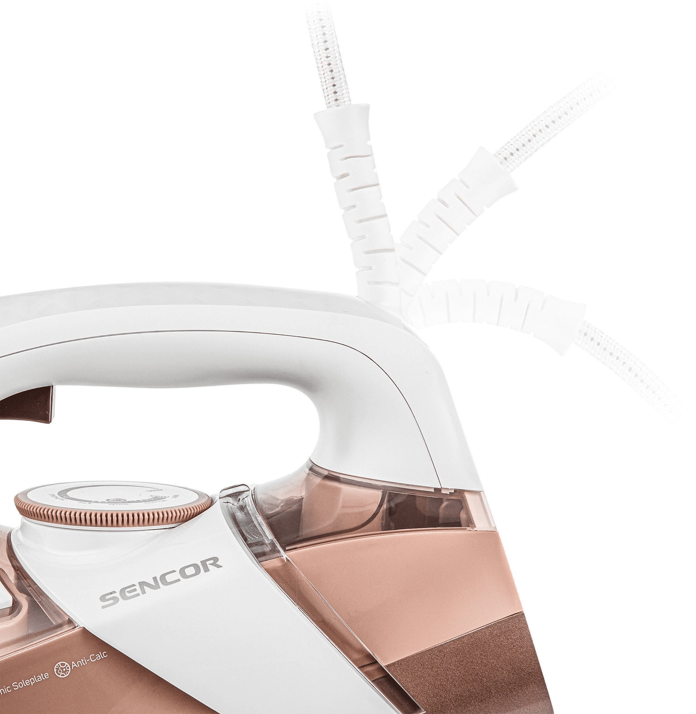 Утюг сетевой паровой Sencor SSI8300RS с керамической подошвой 3200 Вт Белый/Розовый (SSI8300RS) - фото 14