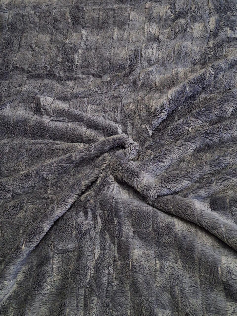 Плед флисовый Colorful Home Мозаика евро 200x220 см Серо-синий (1521) - фото 4 Плед флисовый Colorful Home Мозаика евро 200x220 см Серо-синий (1521) - фото 4