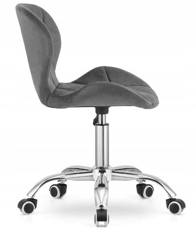 Крісло офісне комп'ютерне на колесах Bonro B-531 Велюр Сірий (4428) - фото 6 Крісло офісне комп'ютерне на колесах Bonro B-531 Велюр Сірий (4428) - фото 6