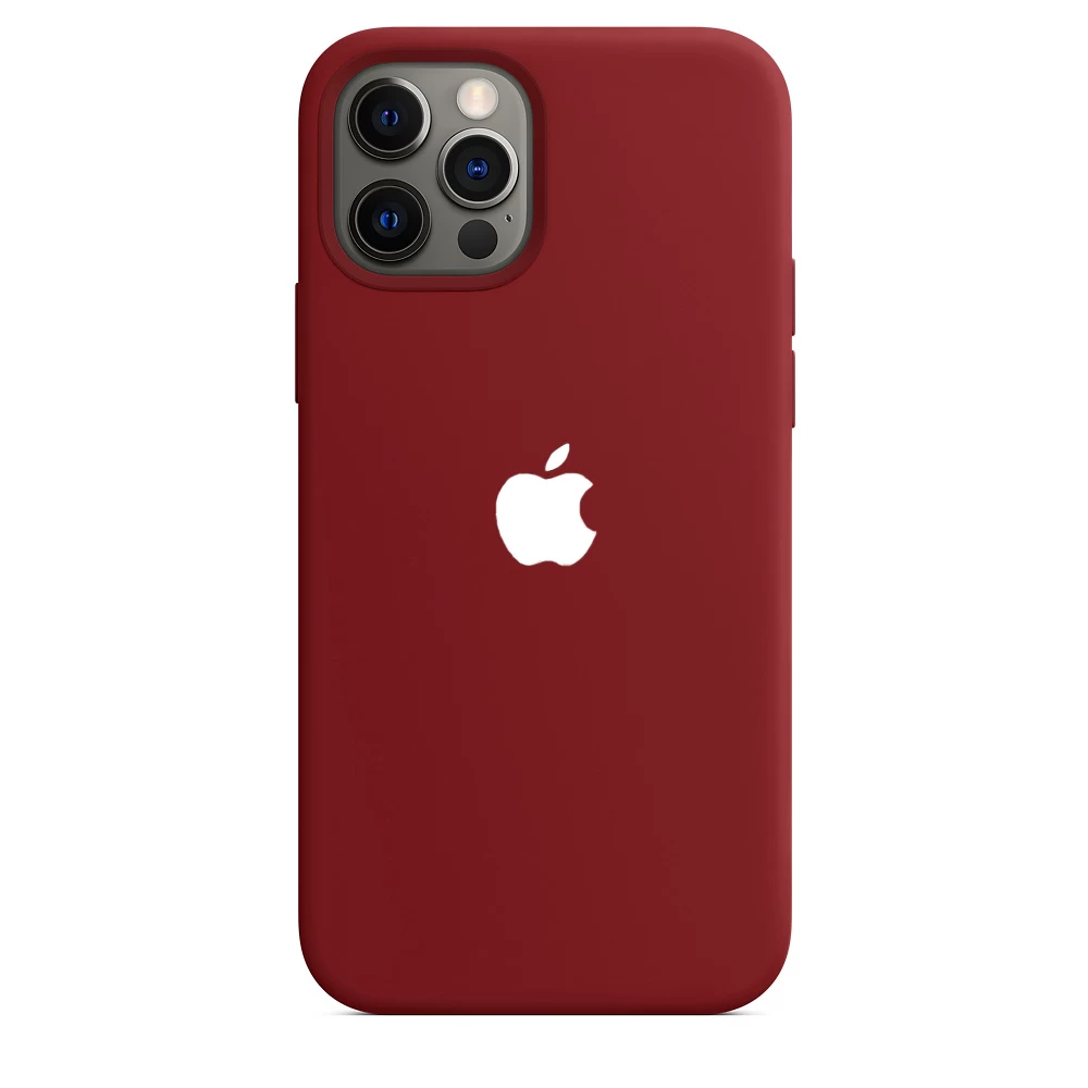Силиконовый Чехол Накладка Silicone Case для iPhone 12 Pro Max China Red Силиконовый Чехол Накладка Silicone Case для iPhone 12 Pro Max China Red