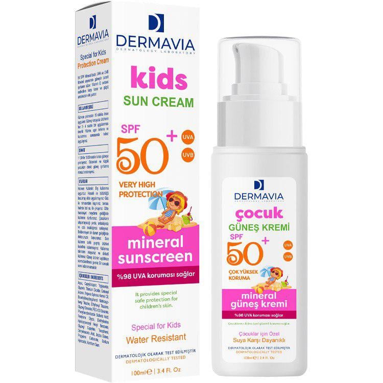 Крем сонцезахисний для дітей SPF 50+ Dermavia 100 мл (Liv910201)
