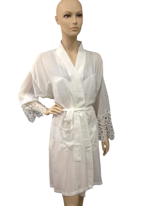 Жіночий халат TWIN SET M Білий (LS6HHH)