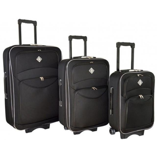 Набор чемоданов Bonro Style 3 шт. Черный (2371522837)