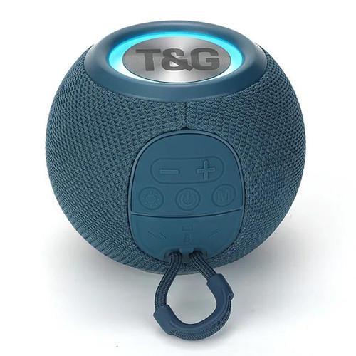 Колонка портативная Bluetooth TG337 RGB/FM Blue (2135321656)