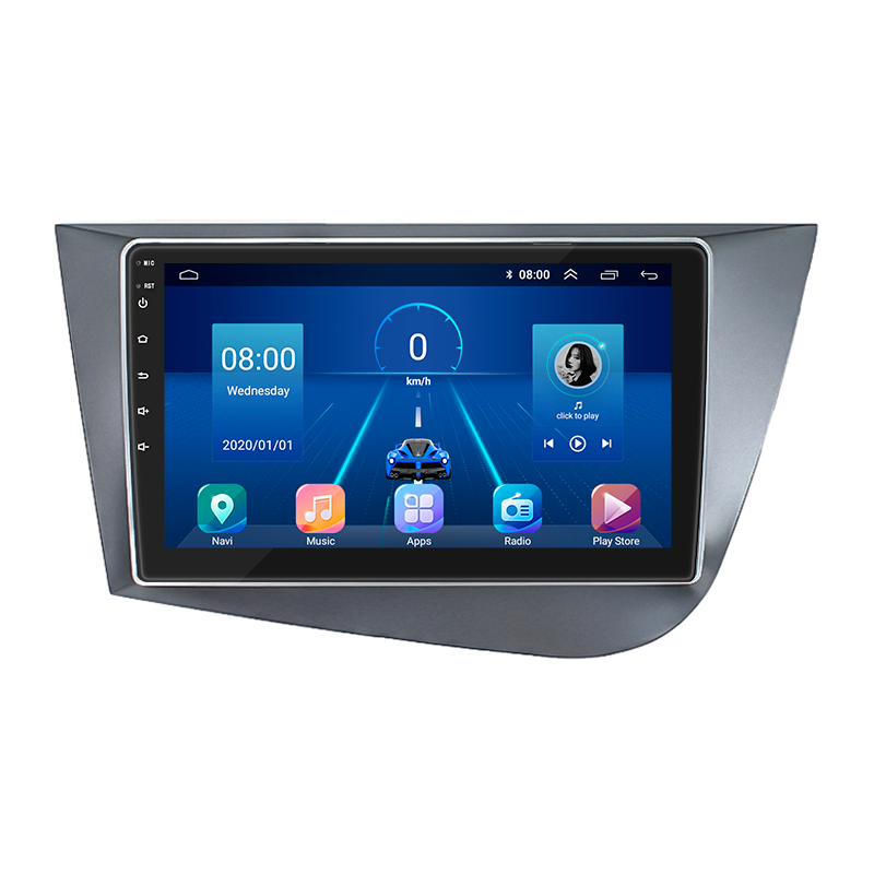 Штатная магнитола 10" Lesko для SEAT Leon II Рестайлинг 2009-2012 Top 4/32 4G WiFi GPS Сиат