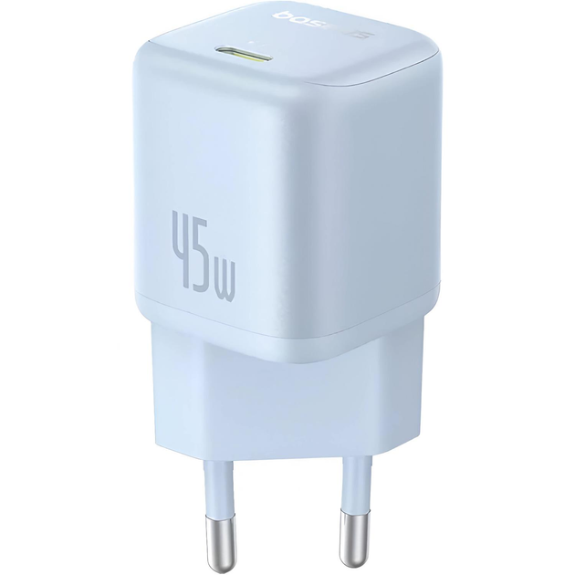 Зарядное устройство сетевое BASEUS PicoGo GaN Fast Charger Type-C P10176800313-00 45W Blue