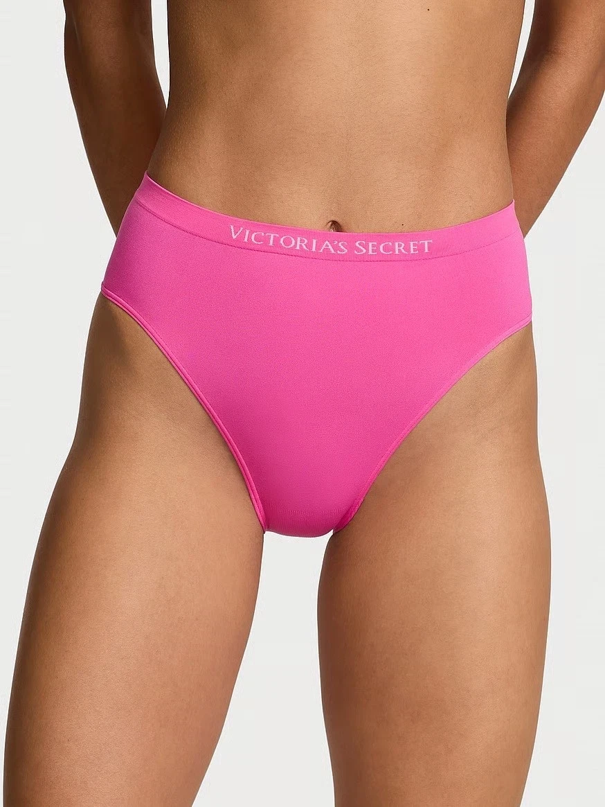 Трусики женские Victoria's Secret Seamless High-Leg Brief S Розовый (282991799381)