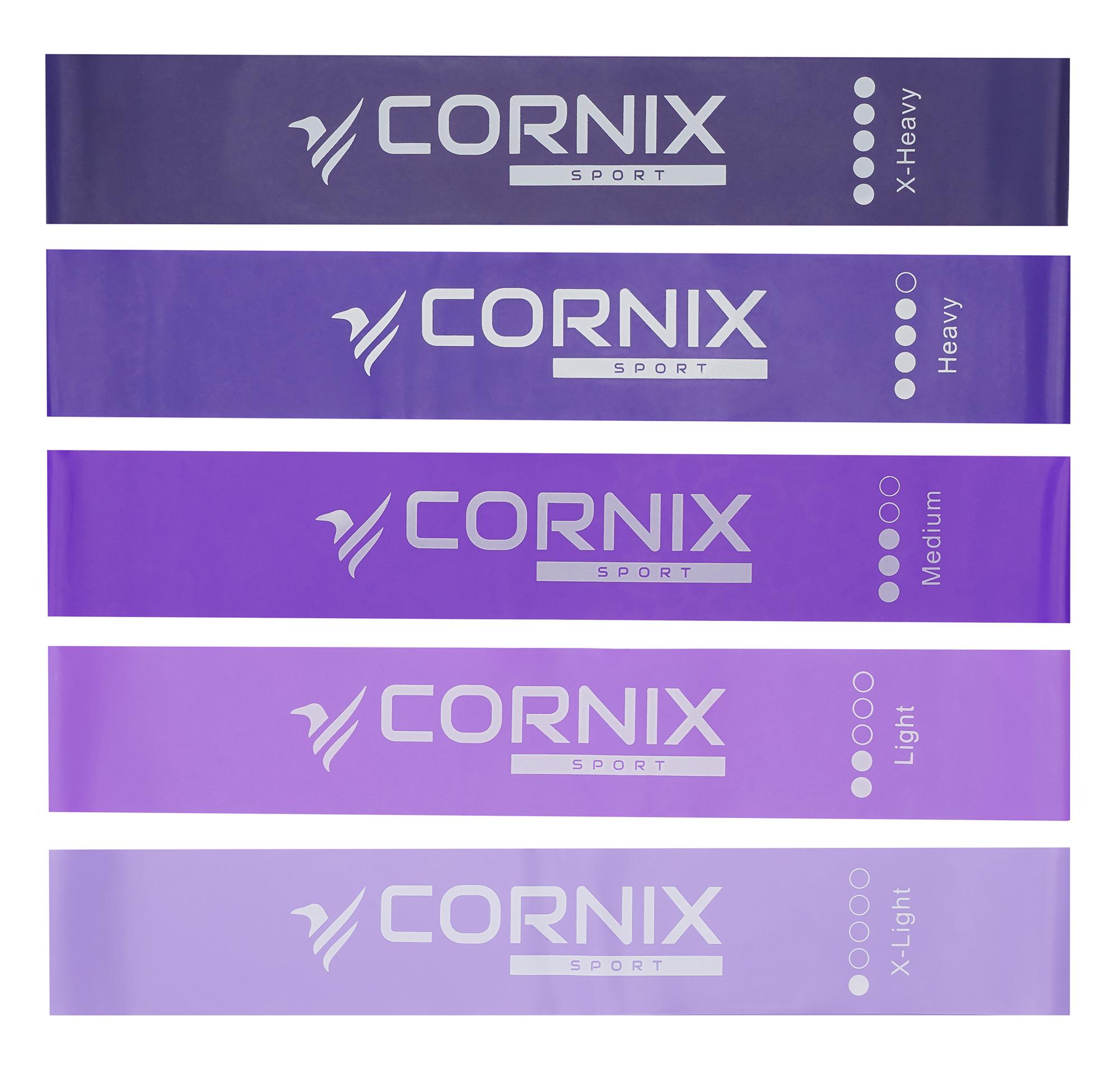 Резинки для фитнеса Cornix Mini Power Band 5 шт. 1-20 кг (XR-0253) - фото 2