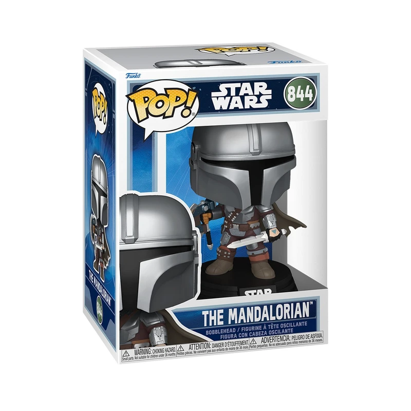 Ігрова фігурка FUNKO POP серії Мандалорець і Ґроґу МАНДАЛОРЕЦЬ ЗІ ЗБРОЄЮ