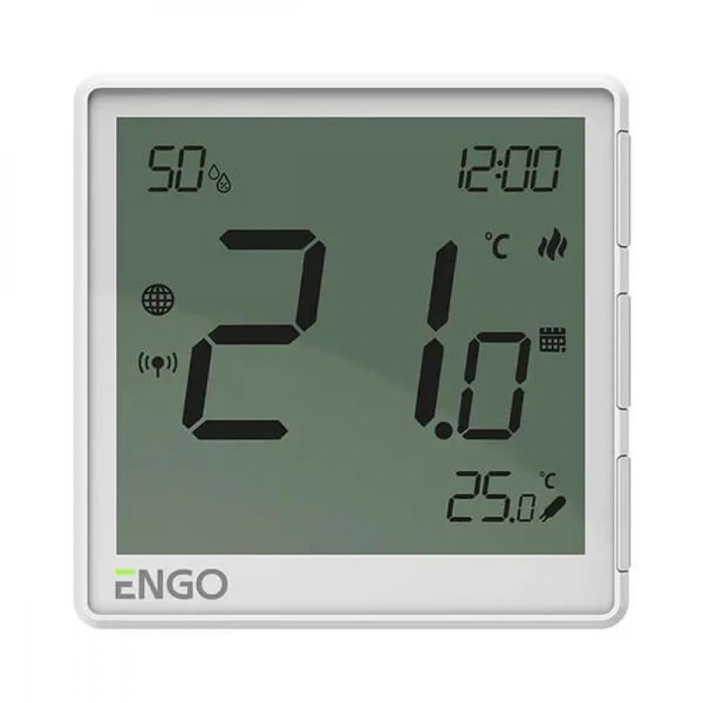 Інтернет-термостат Engo ZigBee EONE-230W 3.0 прихованого монтажу 230 В Білий (22843028)