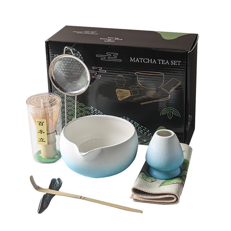 Набор Mavanto 5654 для приготовления чая матча 7 Blue/White (2662091738)
