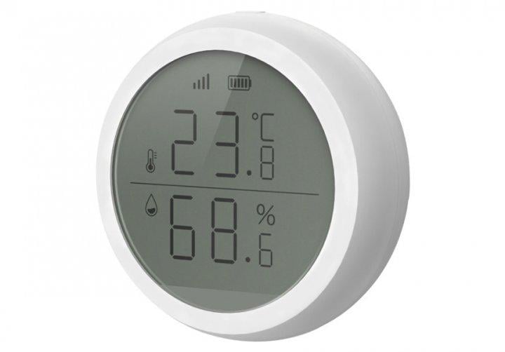Датчик температуры и влажности Tuya с ЖК-дисплеем ZigBee (WH00176)