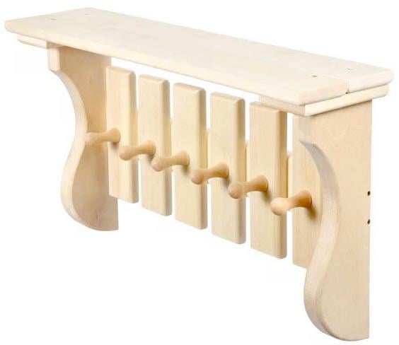 Вішалка банна з дерева Кизил Бланже (ВБА-002101)