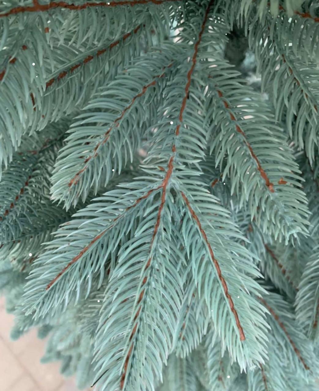 Штучна ялинка Бельгійська лита з металевою підставкою 1,50 м Блакитний (NYT15122) - фото 4