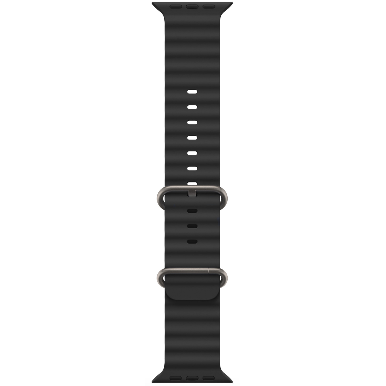 Силиконовый ремешок Apple Watch Ocean Band 49/45/44/42 mm, Black (HC)