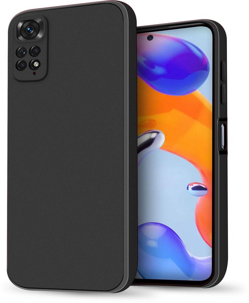 Силиконовый чехол HardCorner Xiaomi Redmi Note 11 Pro (4G/5G) (с микрофиброй) Black (35419-2B)