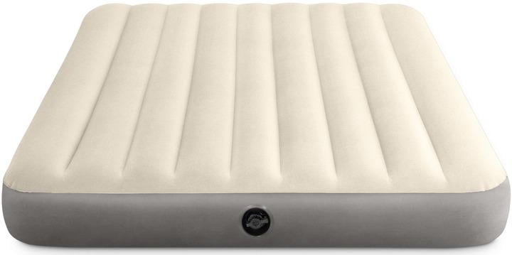 Матрац надувний велюр Intex клапан 2в1 152х203х25 см (64103) - фото 3