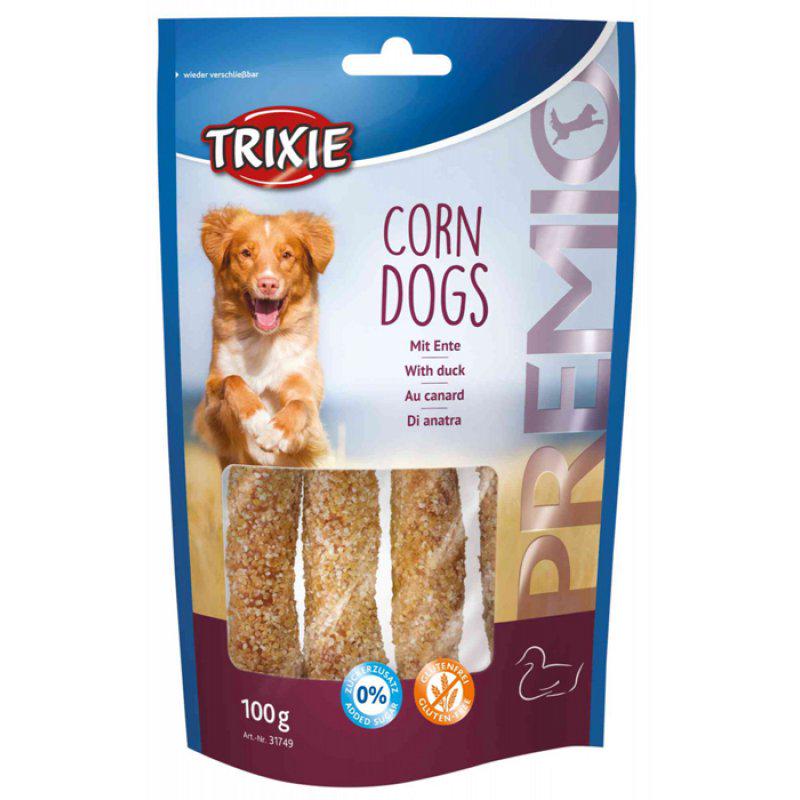 Лакомство для собак Trixie Premio Corn Dogs утка 100 г (31749)