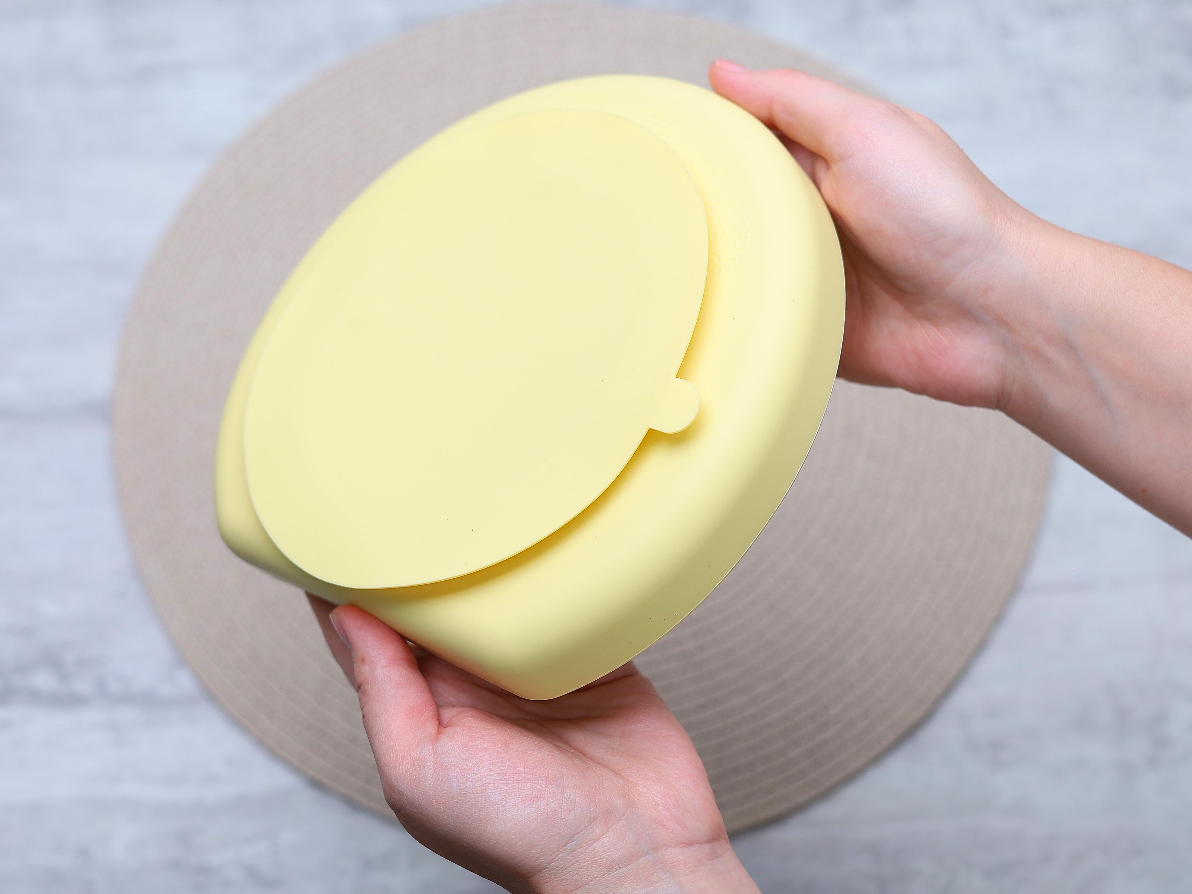 Дитячий набір силіконового посуду з 5 предметів Лимонний (LJC-0408) - фото 10 Дитячий набір силіконового посуду з 5 предметів Лимонний (LJC-0408) - фото 10