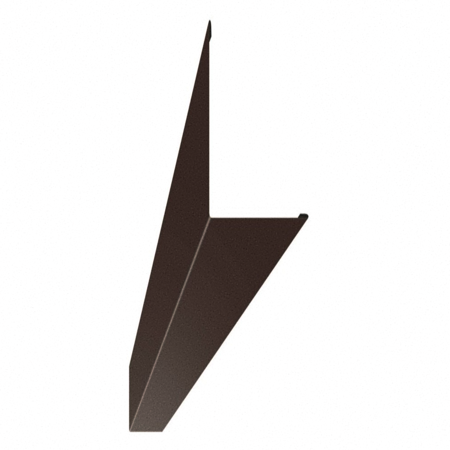 Лобова L-планка Partner 242х50х2000 з матовим покриттям Ral 8019 мат Темний-шоколадний (377308626) Лобова L-планка Partner 242х50х2000 з матовим покриттям Ral 8019 мат Темний-шоколадний (377308626)